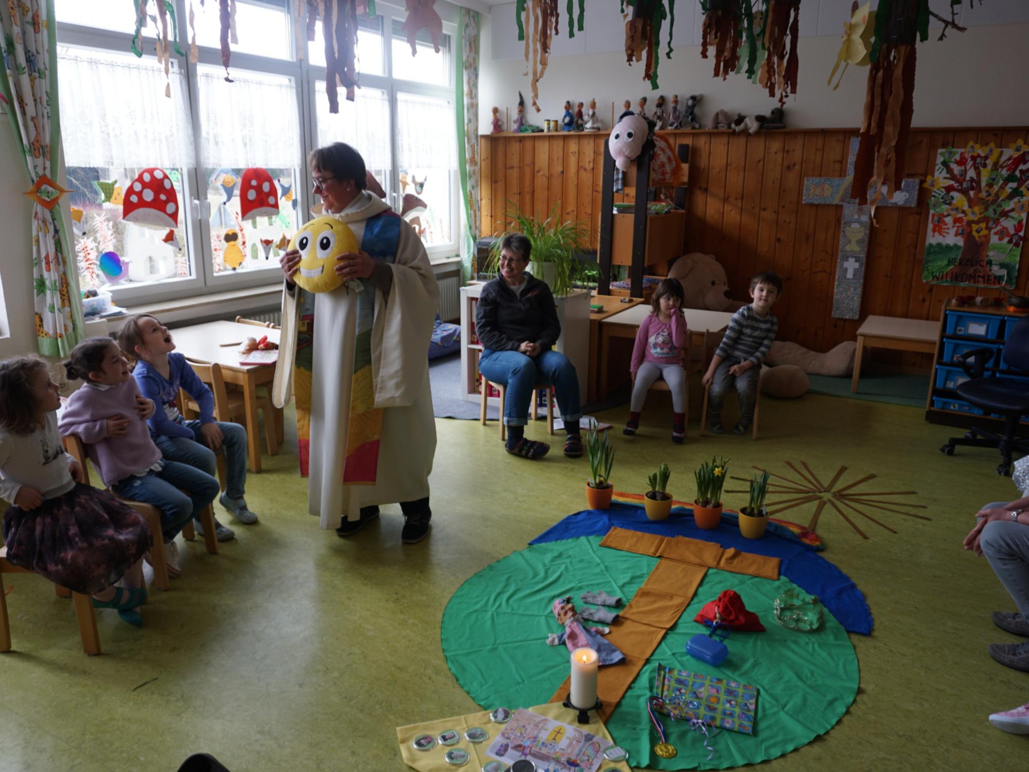 Aschenkreuz im Kindergarten am 08.03.2019